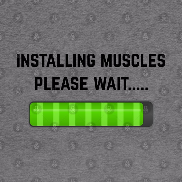 Funny installing muscles by Hloosh